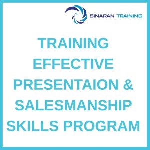 pelatihan EFFECTIVE PRESENTAION & SALESMANSHIP SKILLS PROGRAM online