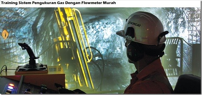 training pengukuran gas dengan flowmeter murah
