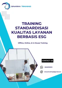 pelatihan STANDARDISASI KUALITAS LAYANAN BERBASIS ESG di jakarta