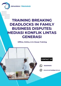 pelatihan  BREAKING DEADLOCKS IN FAMILY BUSINESS DISPUTES: MEDIASI KONFLIK LINTAS GENERASI di jakarta