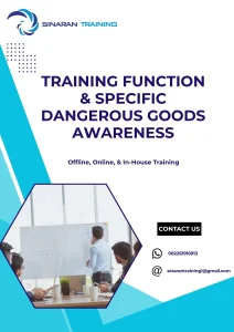 pelatihan FUNCTION & SPECIFIC DANGEROUS GOODS AWARENESS di jakarta