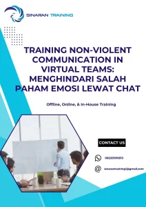 pelatihan NON-VIOLENT COMMUNICATION IN VIRTUAL TEAMS MENGHINDARI SALAH PAHAM EMOSI LEWAT CHAT di jakarta