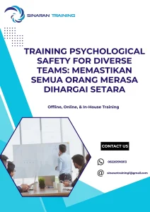pelatihan PSYCHOLOGICAL SAFETY FOR DIVERSE TEAMS MEMASTIKAN SEMUA ORANG MERASA DIHARGAI SETARA di jakarta