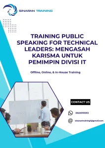 pelatihan PUBLIC SPEAKING FOR TECHNICAL LEADERS: MENGASAH KARISMA UNTUK PEMIMPIN DIVISI IT di jakarta