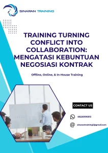 pelatihan TURNING CONFLICT INTO COLLABORATION: MENGATASI KEBUNTUAN NEGOSIASI KONTRAK di jakarta