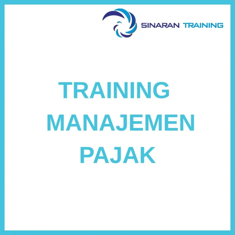 pelatihan TRAINING MANAJEMEN PAJAK di jakarta