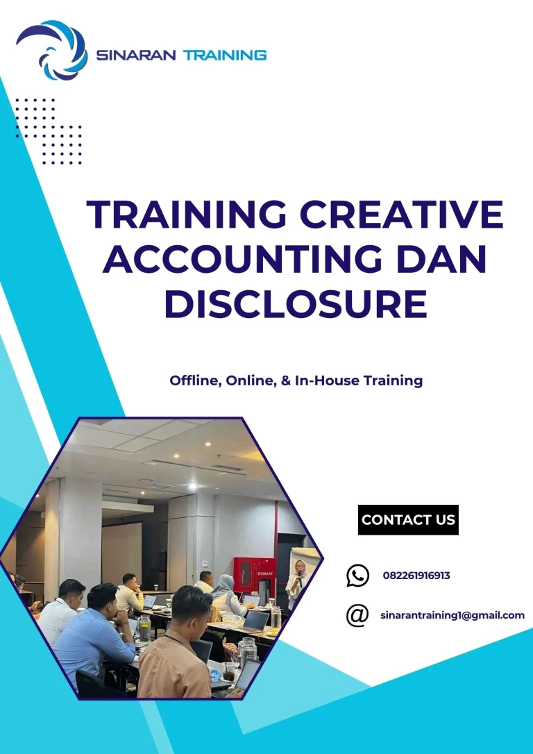 pelatihan CREATIVE ACCOUNTING DAN DISCLOSURE di jakarta