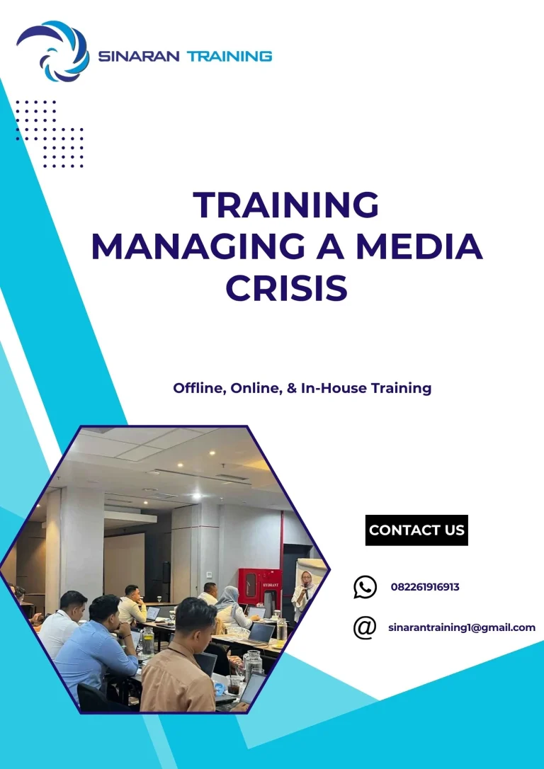 pelatihan MANAGING A MEDIA CRISIS di jakarta
