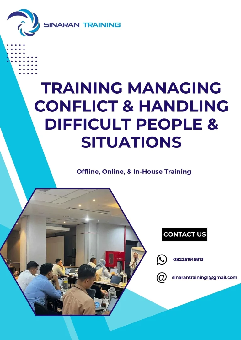 pelatihan MANAGING CONFLICT & HANDLING DIFFICULT PEOPLE & SITUATIONS di jakarta
