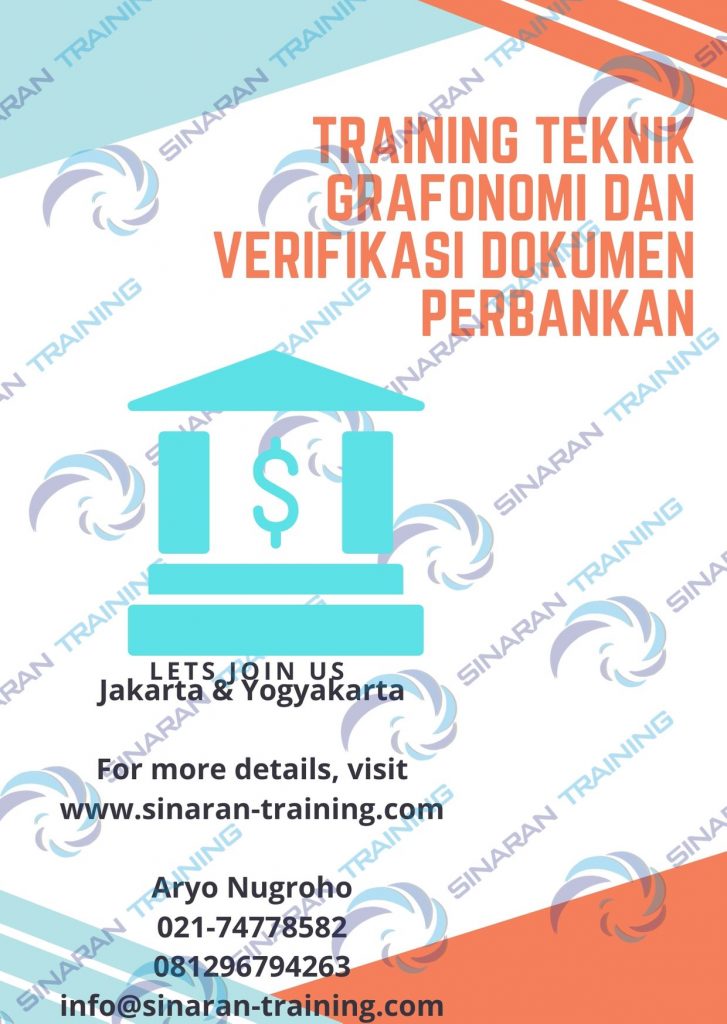 Training Teknik Grafonomi dan Verifikasi Dokumen Perbankan