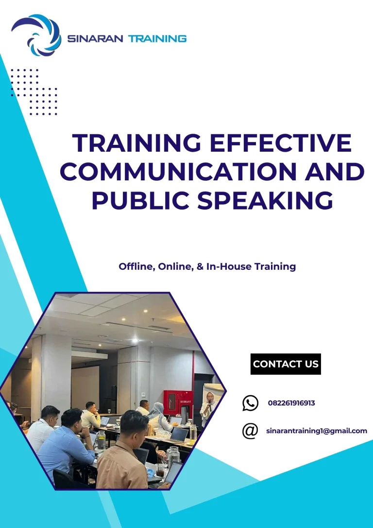 pelatihan EFFECTIVE COMMUNICATION AND PUBLIC SPEAKING di jakarta