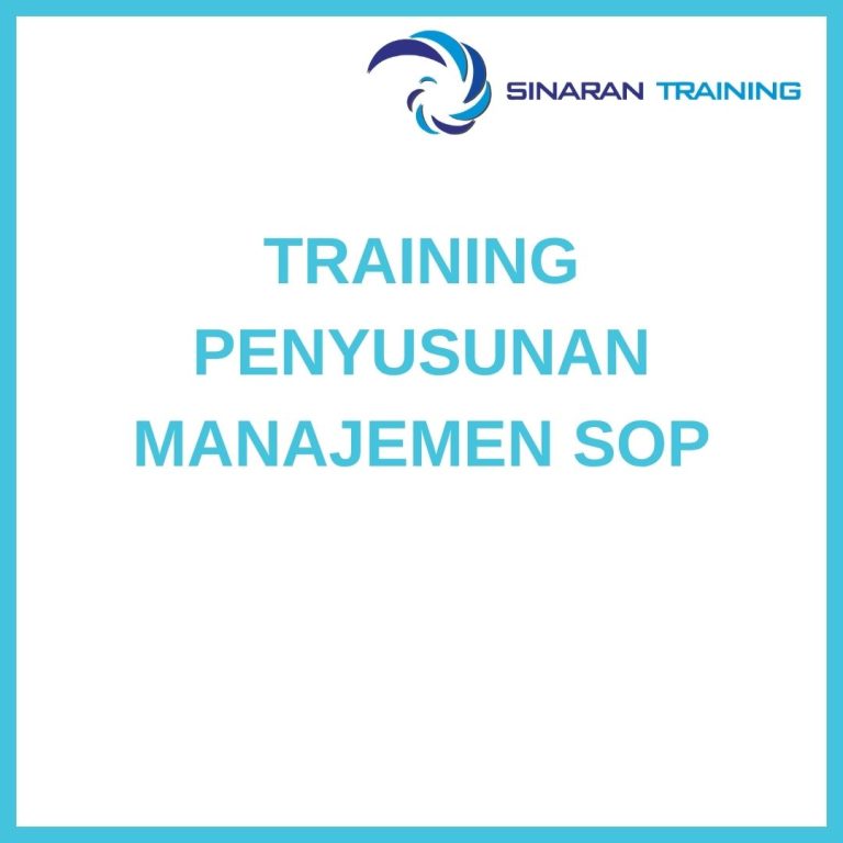 pelatihan PENYUSUNAN MANAJEMEN SOP online