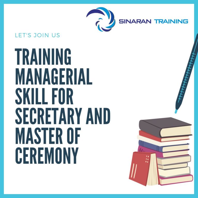 pelatihan managerial skill for secretary and master of ceremony jakarta