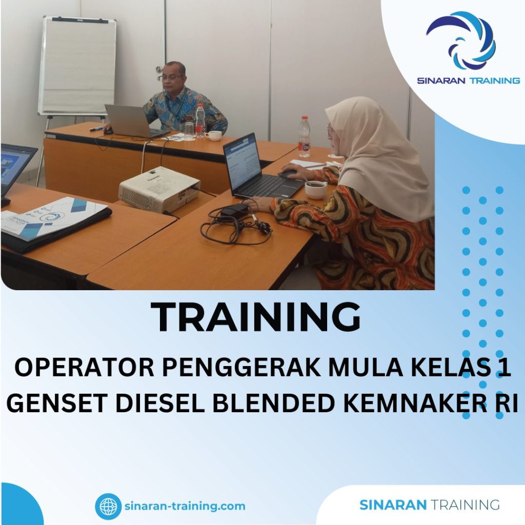 TRAINING OPERATOR PENGGERAK MULA KELAS 1 GENSET DIESEL BLENDED KEMNAKER RI