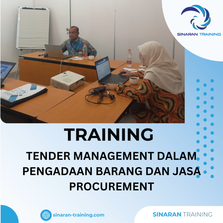 TRAINING TENDER MANAGEMENT PENGADAAN BARANG DAN JASA PROCUREMENT