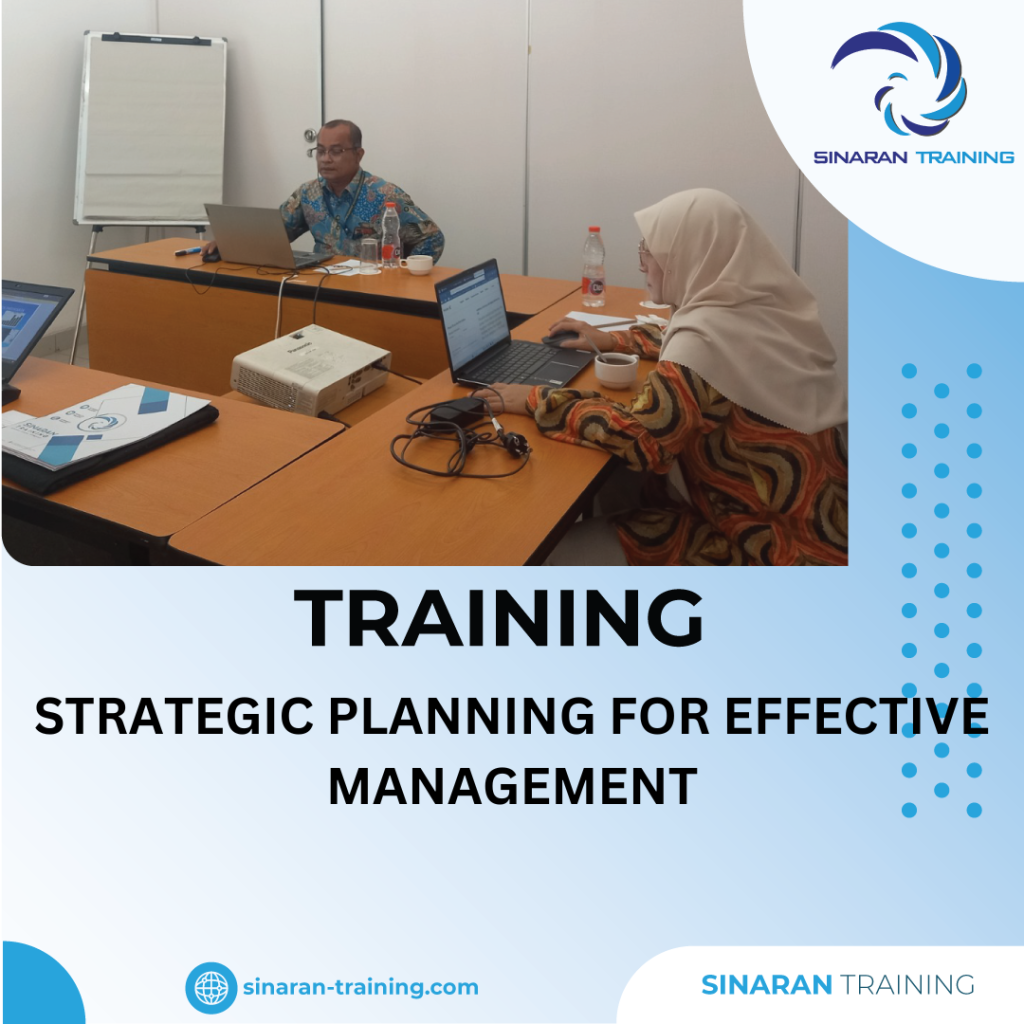 TRAINING STRATEGIC PLANNING FOR EFFECTIVE MANAGEMENT TRAINING STRATEGIC PLANNING FOR EFFECTIVE MANAGEMENT