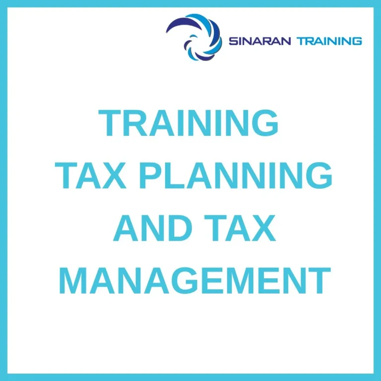 pelatihan TAX PLANNING AND TAX MANAGEMENT di jakarta