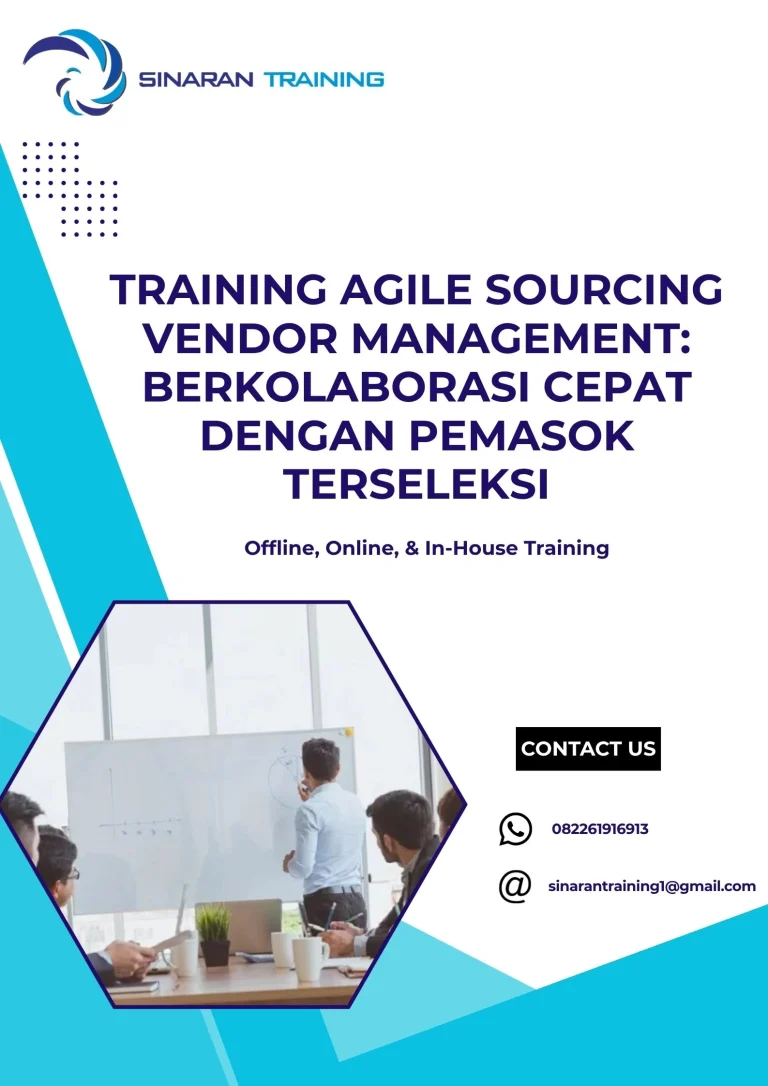 pelatihan AGILE SOURCING VENDOR MANAGEMENT BERKOLABORASI CEPAT DENGAN PEMASOK TERSELEKSI di jakarta