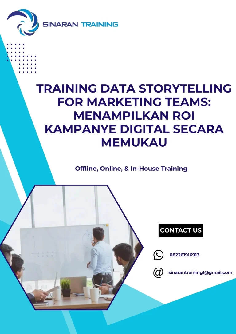 pelatihan DATA STORYTELLING FOR MARKETING TEAMS MENAMPILKAN ROI KAMPANYE DIGITAL SECARA MEMUKAU di jakarta