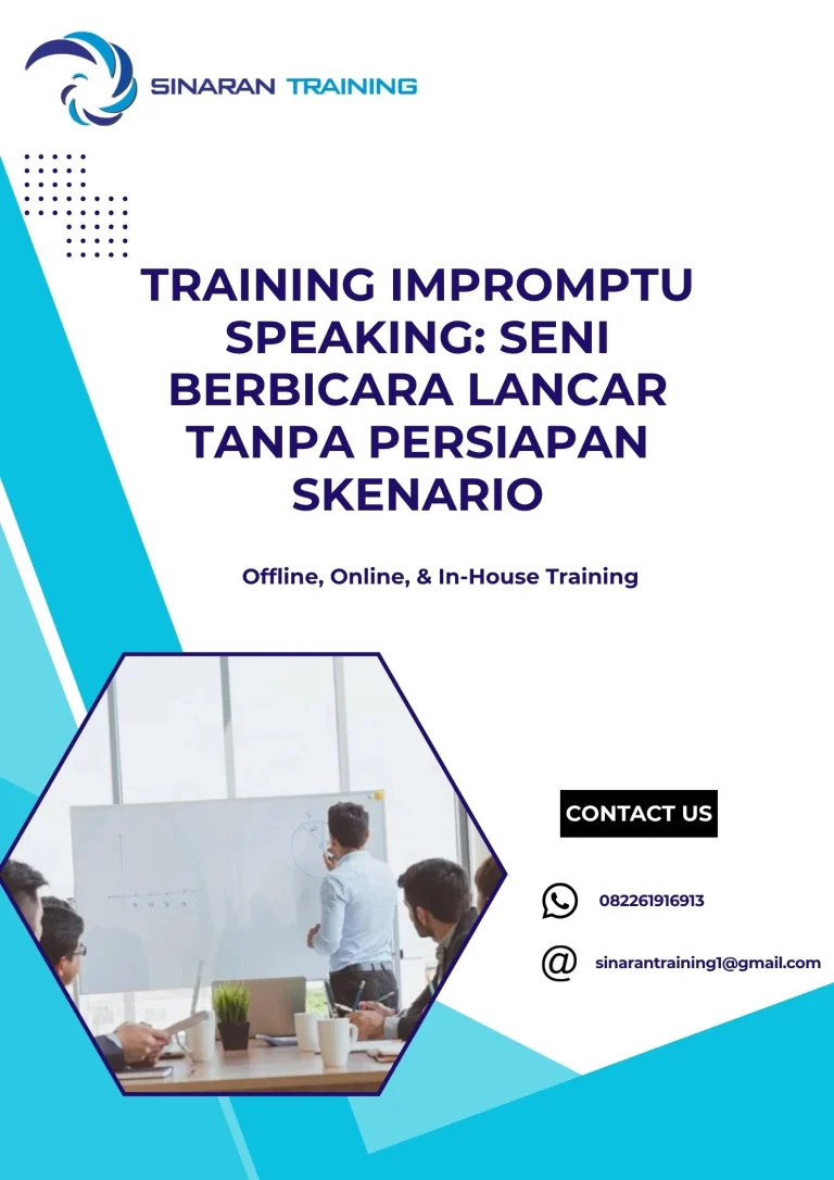 pelatihan IMPROMPTU SPEAKING: SENI BERBICARA LANCAR TANPA PERSIAPAN SKENARIO di jakarta