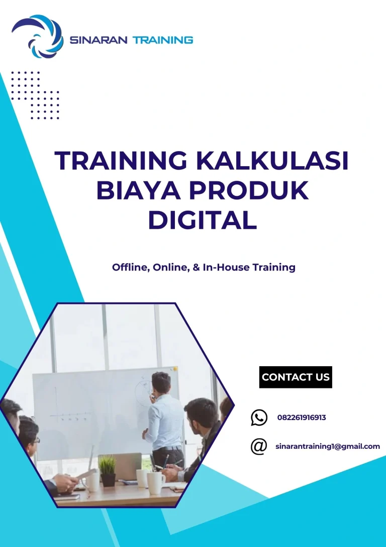 pelatihan KALKULASI BIAYA PRODUK DIGITAL di jakarta