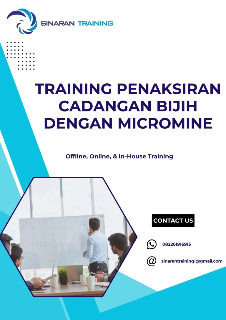 pelatihan PENAKSIRAN CADANGAN BIJIH DENGAN MICROMINE di jakarta