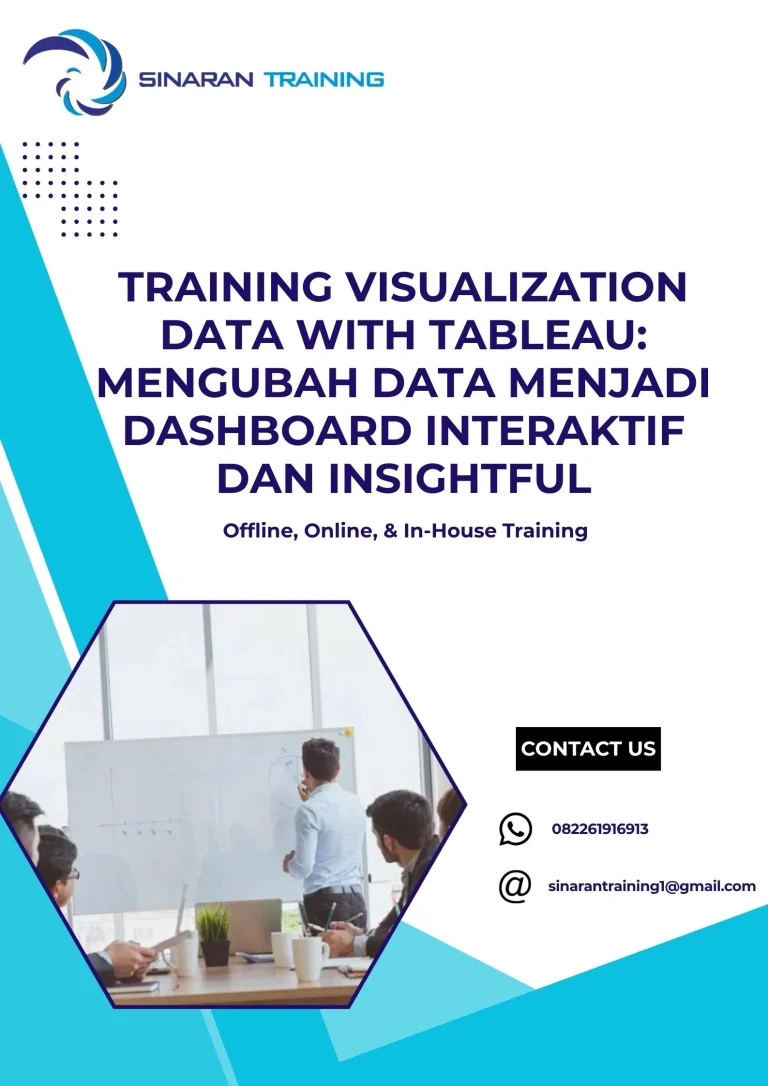 pelatihan VISUALIZATION DATA WITH TABLEAU MENGUBAH DATA MENJADI DASHBOARD INTERAKTIF DAN INSIGHTFUL di jakarta
