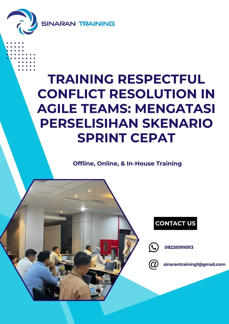 pelatihan RESPECTFUL CONFLICT RESOLUTION IN AGILE TEAMS MENGATASI PERSELISIHAN SKENARIO SPRINT CEPAT di jakarta